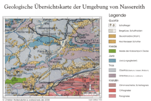 Geologische Übersichtskarte der Umgebung von Nassereith
